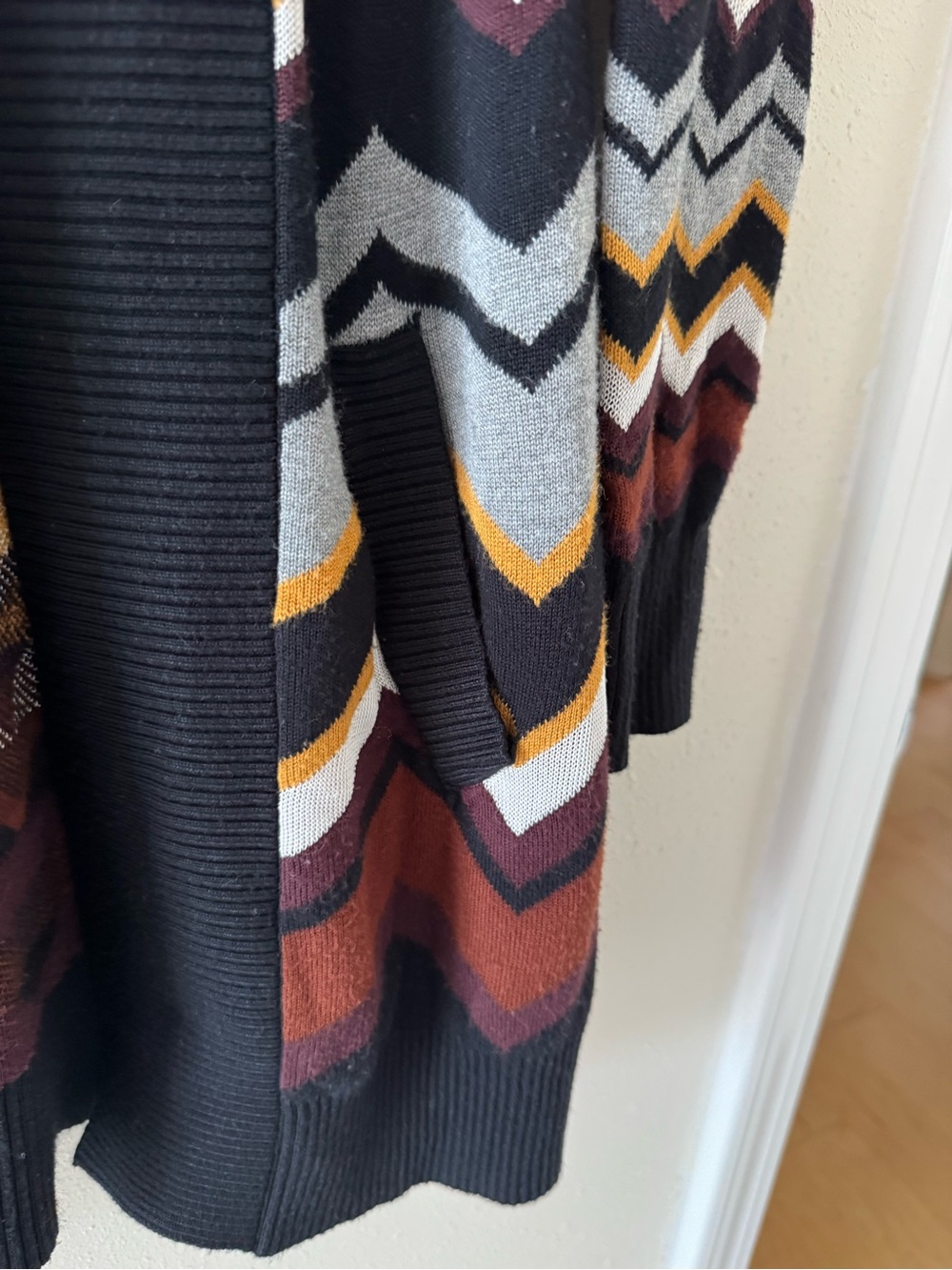 Missoni Target Women’s XS Cardigan Chevron Pattern Open Duster Sweater - Picture 5 of 7
